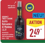 ALDI Nord - Aceto Balsamico di Modena I.G.P. Angebot im Prospekt Aceto Balsamico di Modena I.G.P. bei ALDI Nord im Prospekt "" für 2,49 €
