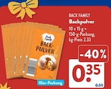 Backpulver im ALDI SÜD Prospekt Backpulver von Back Family im aktuellen ALDI SÜD Prospekt für 0,35 €
