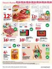 Promos Viande dans le catalogue "25 JOURS AUCHAN" de Auchan Hypermarché Viande en promo dans le catalogue Auchan Hypermarché à la page 20