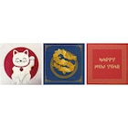 Lot de 20 serviettes décorées Nouvel An Chinois dans le catalogue Carrefour