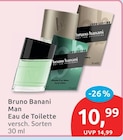 Man Eau de Toilette Angebote von Bruno Banani bei budni Seevetal für 10,99 €
