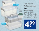 Aufbewahrungsbox im ALDI SÜD Prospekt Aufbewahrungsbox von HOME CREATION im aktuellen ALDI SÜD Prospekt für 4,99 €