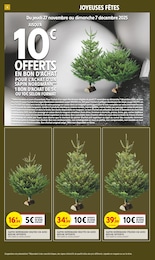 Prix et réduction Sapin Noël dans le prospectus Intermarché Super en cours Offre Sapin Noël dans le catalogue Intermarché Super du moment à la page 4