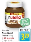 Nuss-Nugat-Creme im Angebot bei EDEKA in Pirmasens Nuss-Nugat-Creme Angebote von Nutella bei EDEKA Pirmasens für 3,29 €