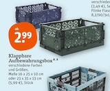 Klappbare Aufbewahrungsbox Angebote bei tegut Gießen für 2,99 €