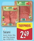 Salami bei ALDI Nord im Dermbach Prospekt für 2,49 €