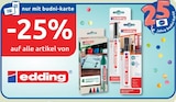 -25% von edding im aktuellen budni Prospekt