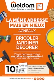 Catalogue Bricolage Weldom en cours à Saint-Gilles et alentours, "LA MÊME ADRESSE MAIS EN MIEUX AGNEAUX", 16 pages, 15/10/2025 - 11/11/2025