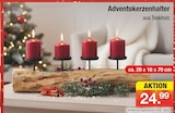 Adventskerzenhalter für 24,99 € bei Zimmermann im Angebot Adventskerzenhalter im aktuellen Zimmermann Prospekt