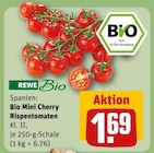Bio Mini Cherry Rispentomaten Angebote von REWE Bio bei REWE Essen für 1,69 €