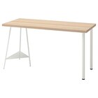 Schreibtisch Eicheneff wlas/weiß von LAGKAPTEN / TILLSLAG im aktuellen IKEA Prospekt