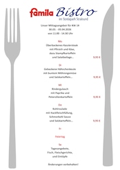 Aktueller famila Nordost Supermarkt Prospekt in Stralsund und Umgebung, "Aktuelle Angebote" mit 1 Seite, 30.03.2026 - 04.04.2026