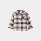 Chemise manches longues coton ecru bébé garçon à 9,09 € dans le catalogue La Halle