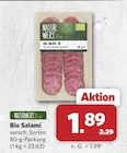 Bio Salami Angebote von Naturwert Bio bei combi Bünde für 1,89 €