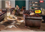 Polstergarnitur "Chesterfield" von UNO für 699,00 € bei Höffner im Angebot Polstergarnitur "Chesterfield" von UNO im aktuellen Höffner Prospekt