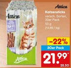 Katzensticks von Attica im aktuellen Netto Marken-Discount Prospekt für 21,99 €