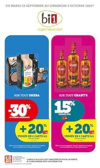 Prospectus Bi1 de la semaine "bi1 supermarché" avec 1 pages, valide du 23/09/2025 au 05/10/2025 pour Jougne et alentours