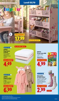 Promotion Drap-Housse 90x200 dans le prospectus Lidl, valable du 01/10/2026 au 07/10/2026 Promo Drap-Housse 90x200 dans le catalogue Lidl du moment à la page 53