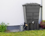 Récupérateur d’eau mural rectangulaire gris 300L + robinet - GARANTIA en promo chez Weldom Boulogne-Billancourt à 35,90 €