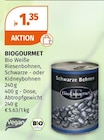 Schwarze Bohnen Angebote von BIOGOURMET bei Müller Wolfsburg für 1,35 €