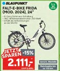 Falt-E-Bike Frida (Mod. 2024), 24" im Angebot bei Marktkauf in Plauen Falt-E-Bike Frida (Mod. 2024), 24" Angebote von Blaupunkt bei Marktkauf Plauen für 2.111,00 €