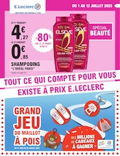 Prospectus E.Leclerc à Razé, "TOUT CE QUI COMPTE POUR VOUS EXISTE À PRIX E.LECLERC", 56 pages de promos valables du 01/07/2025 au 12/07/2025