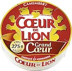Camembert Grand Cœur 21% M.G. - CŒUR DE LION dans le catalogue Casino Supermarchés