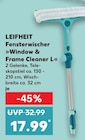 Fensterwischer »Window & Frame Cleaner L« von LEIFHEIT für 17,99 € bei Kaufland im Angebot Fensterwischer »Window & Frame Cleaner L« von LEIFHEIT im aktuellen Kaufland Prospekt