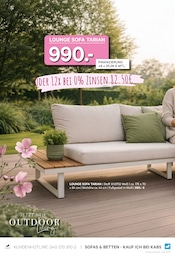 Aktueller Kabs Prospekt mit Gartenmöbel, "WOHNEN UNTER FREIEN HIMMEL", Seite 2