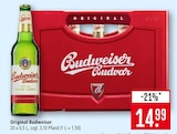 Original im Angebot bei Marktkauf in Stuttgart Original Angebote von Budweiser Budvar bei Marktkauf Stuttgart für 14,99 €