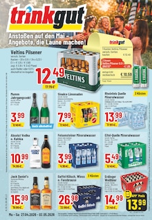 Veltins im Trinkgut Prospekt "Aktuelle Angebote" mit 10 Seiten (Alsdorf)