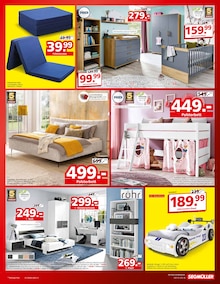 Bett im Segmüller Prospekt "Jahresstart Deals" mit 6 Seiten (Ludwigshafen (Rhein))