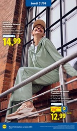 Prix et réduction Chaussures Femme dans le prospectus Lidl en cours Offre Chaussures Femme dans le catalogue Lidl du moment à la page 38