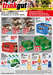 Trinkgut Prospekt Obertraublings Getränkemarkt! mit 4 Seiten