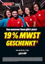 MediaMarkt Saturn Prospekt für Heringen: "Von unserem Team gibt’s jetzt: 19% MWST GESCHENKT", 17 Seiten, 24.10.2024 - 28.10.2024