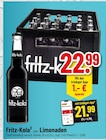 Trinkgut Frankfurt - Fritz-Kola oder Limonaden Angebot im Prospekt Fritz-Kola oder Limonaden bei Trinkgut im Frankfurt Prospekt für 21,99 €