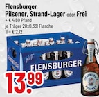 Pilsener im Trinkgut Prospekt Pilsener von Flensburger im aktuellen Trinkgut Prospekt für 13,99 €