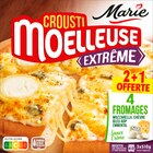 PIZZA 4 FROMAGES CROUSTI MOELLEUSE EXTRÊME surgelée MARIE - MARIE - Auchan Hypermarché à Valenciennes PIZZA 4 FROMAGES CROUSTI MOELLEUSE EXTRÊME surgelée MARIE - MARIE en promo chez Auchan Hypermarché Valenciennes à 6,79 €