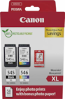 Pack de 2 cartouches d'encre PG-545/CL-546 XL - CANON en promo chez Bureau Vallée Limoges à 44,90 €