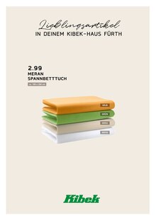 Bettwäsche im Kibek Prospekt "DEIN KIBEK-HAUS FÜRTH " mit 35 Seiten (Erlangen)