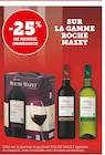 Promo -25% de remise immédiate sur la gamme Roche Mazet à  dans le catalogue U Express à Munster