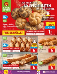 Netto Marken-Discount Körnerbrötchen im Prospekt 