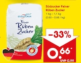 Feiner Rüben Zucker Angebote von Südzucker bei Netto Marken-Discount Singen für 0,66 €