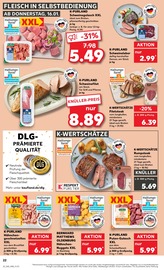 Aktueller Kaufland Prospekt mit Rumpsteak, "Aktuelle Angebote", Seite 22