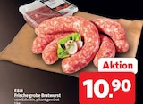 nah&frisch Moormerland - Frische grobe Bratwurst Angebot im Prospekt Frische grobe Bratwurst bei nah&frisch im Moormerland Prospekt für 10,90 €