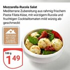 Mozzarella-Rucola Salat im Angebot bei GLOBUS in Siegen Mozzarella-Rucola Salat Angebote von GLOBUS bei GLOBUS Siegen für 1,49 €
