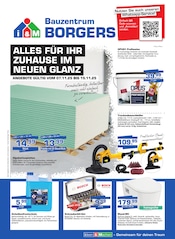 Bauzentrum Borgers Baumärkte Prospekt der aktuellen Woche mit 8 Seiten, gültig von 07.11.2025 bis 15.11.2025, in Kleve und Umgebung Aktueller Bauzentrum Borgers Baumärkte Prospekt in Kleve und Umgebung, "ALLES FÜR IHR ZUHAUSE IM NEUEN GLANZ" mit 8 Seiten, 07.11.2025 - 15.11.2025