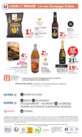 Promos Champagne dans le catalogue "Célébrons LES PRODUCTEURS de chez nous" de U Express Champagne en promo dans le catalogue U Express à la page 4