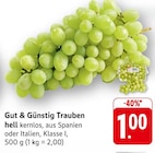 E center Neuried - Trauben hell Angebot im Prospekt Trauben hell bei E center im Neuried Prospekt für 1,00 €