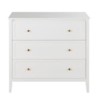 Commode 3 tiroirs blanc L90 en promo chez Maisons du Monde Boulogne-Billancourt à 299,00 €